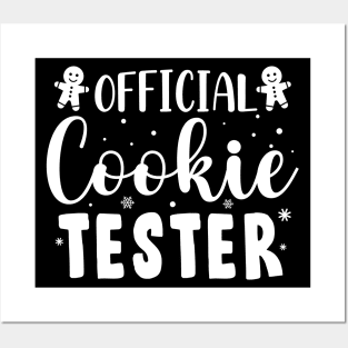 Official Cookie Tester Christmas Baking Team Gift Posters and Art